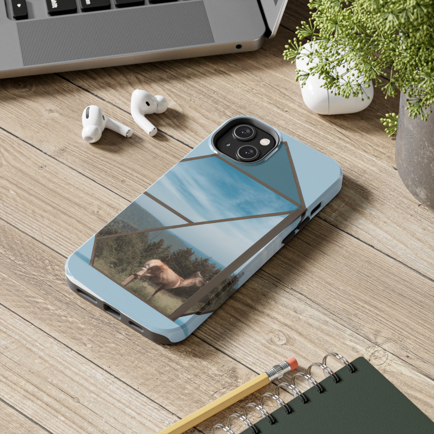 "Paisajes oníricos: un collage de arte cotidiano" - The Alien Tough Phone Cases