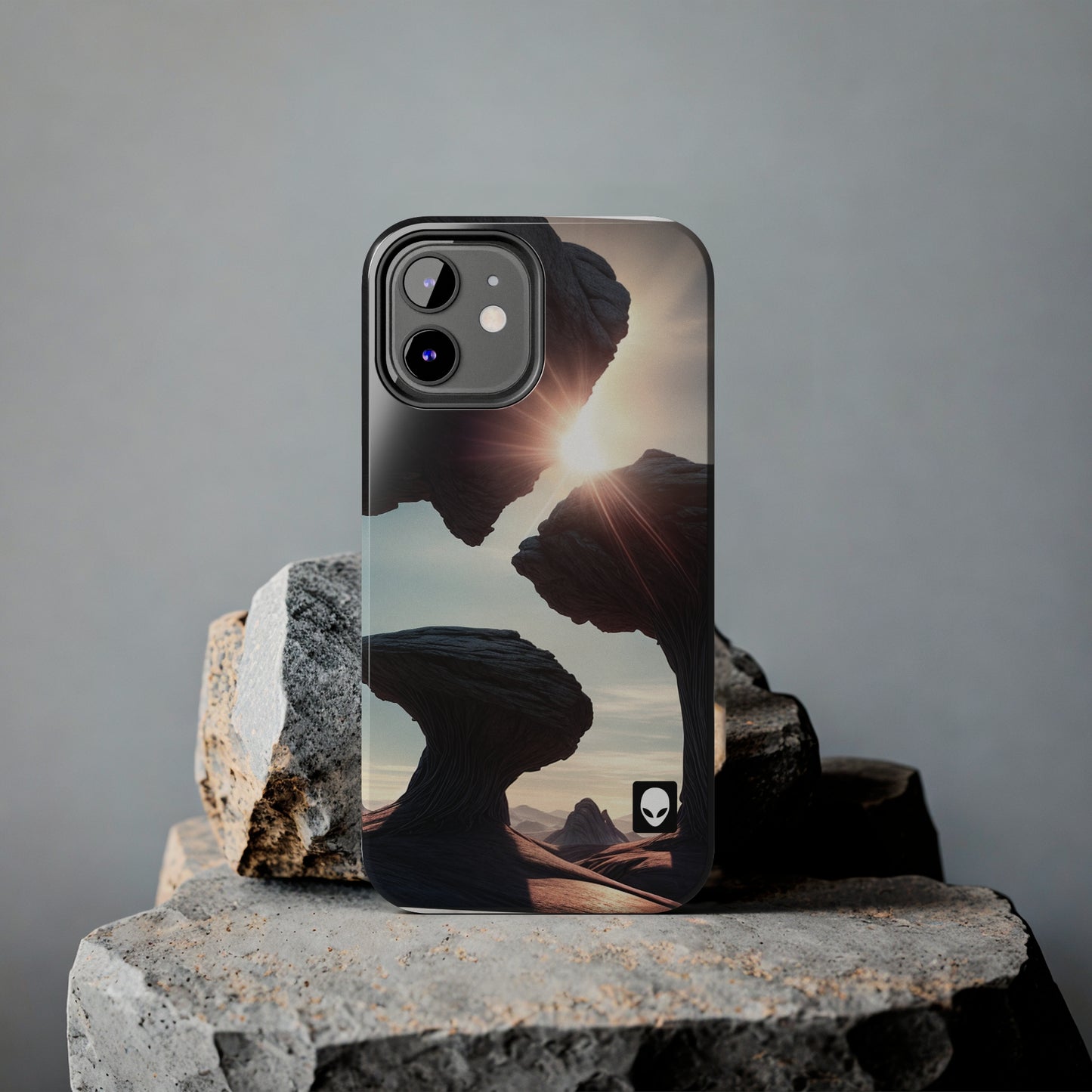 "Alien Landscape Odyssey" - The Alien Tough Phone Cases