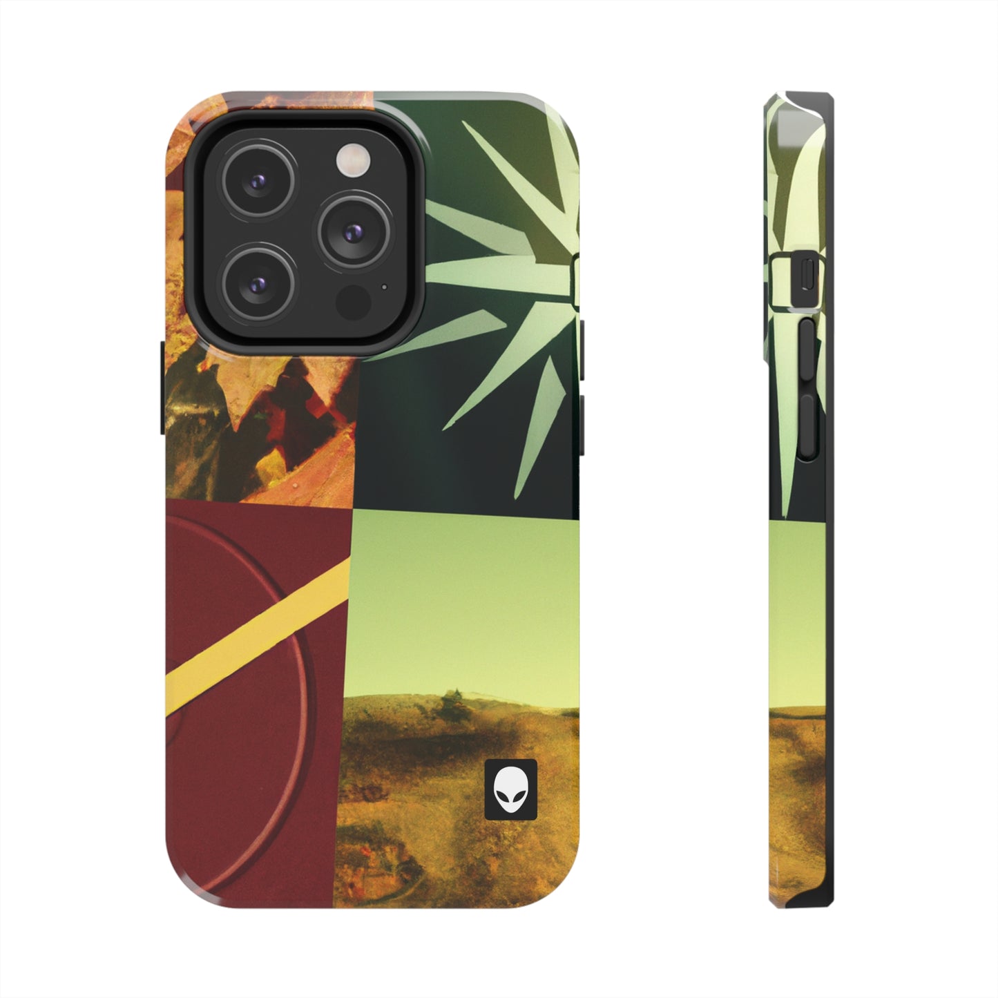 "A Reflection of My Journey: A Collage of Growth and Transformation" - The Alien Tough Phone Cases