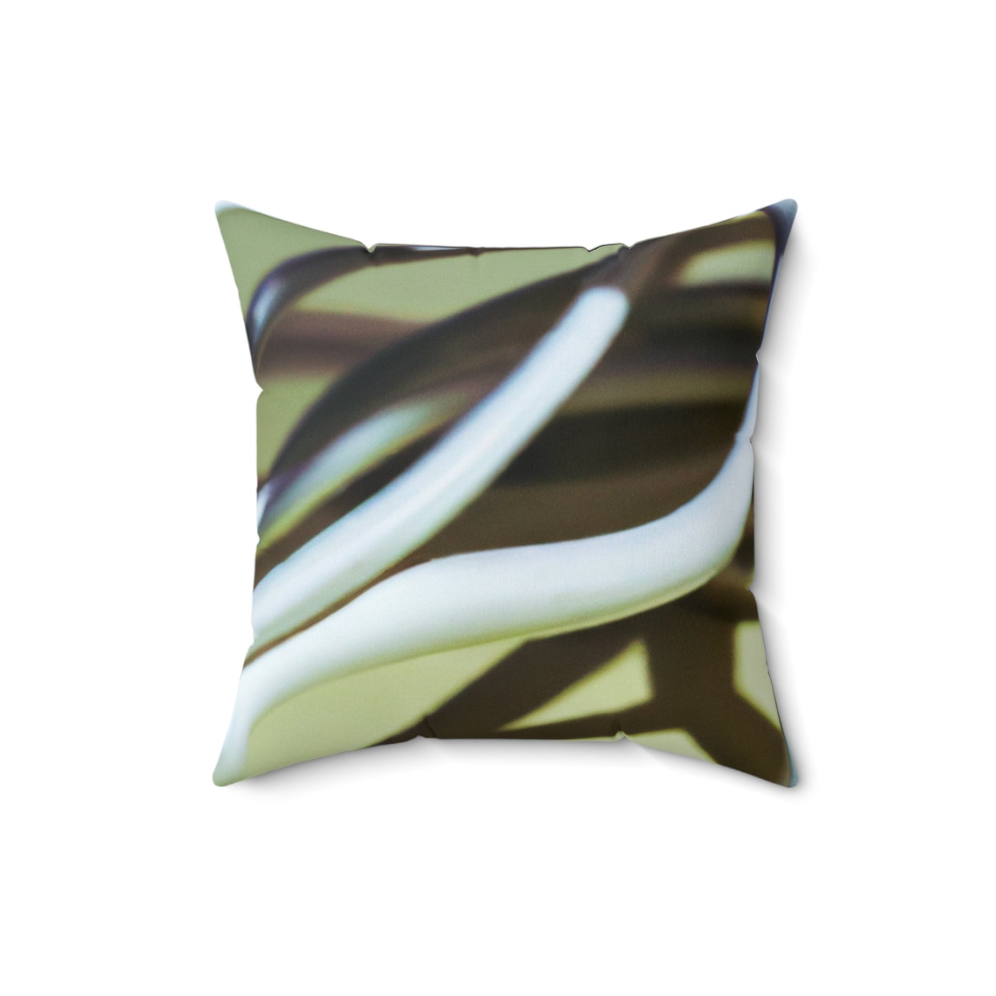 "Arte abstracto: construir emociones a partir de objetos comunes" - The Alien Square Pillow