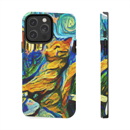 "A Cat Amongst the Celestial Tea Leaves" - The Alien Tough Phone Cases