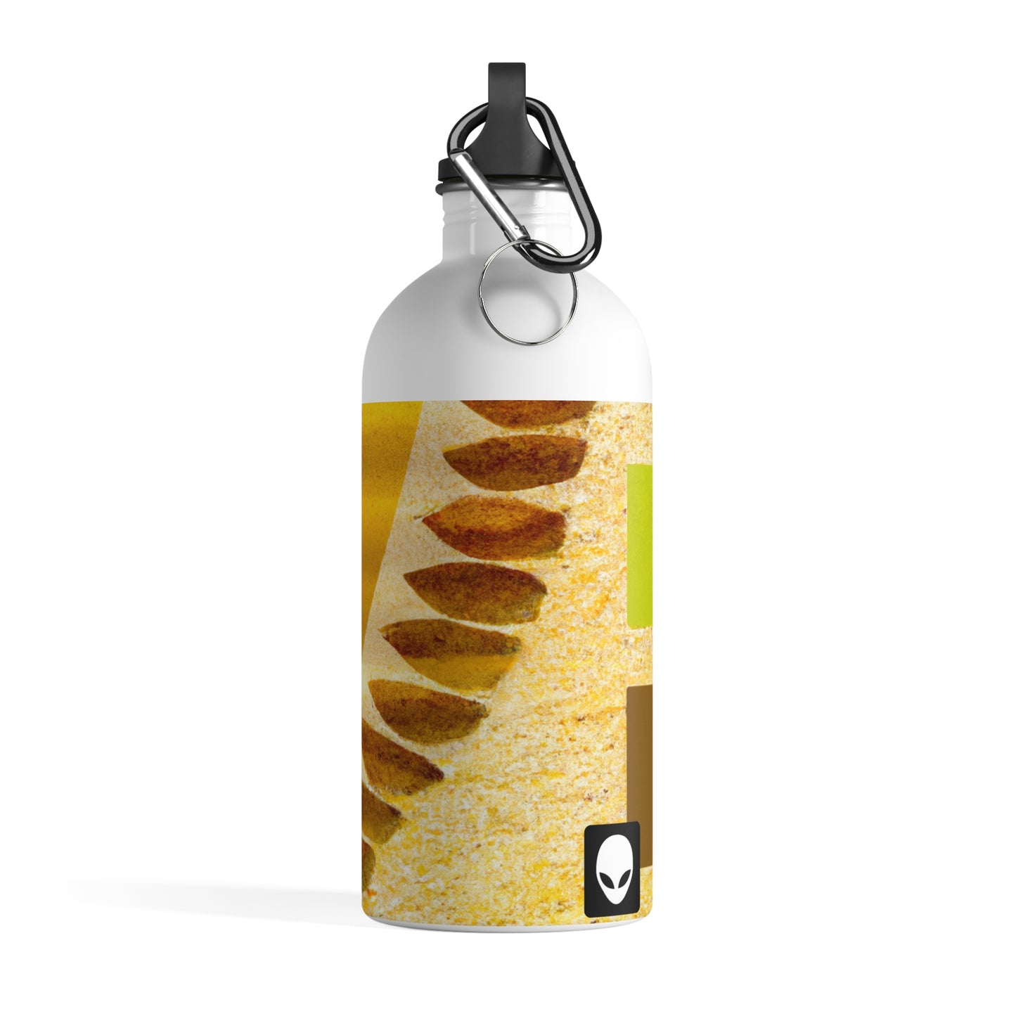 "A Natural Mosaic: Shapes and Colors from the Earth" - The Alien Stainless Steel Water Bottle