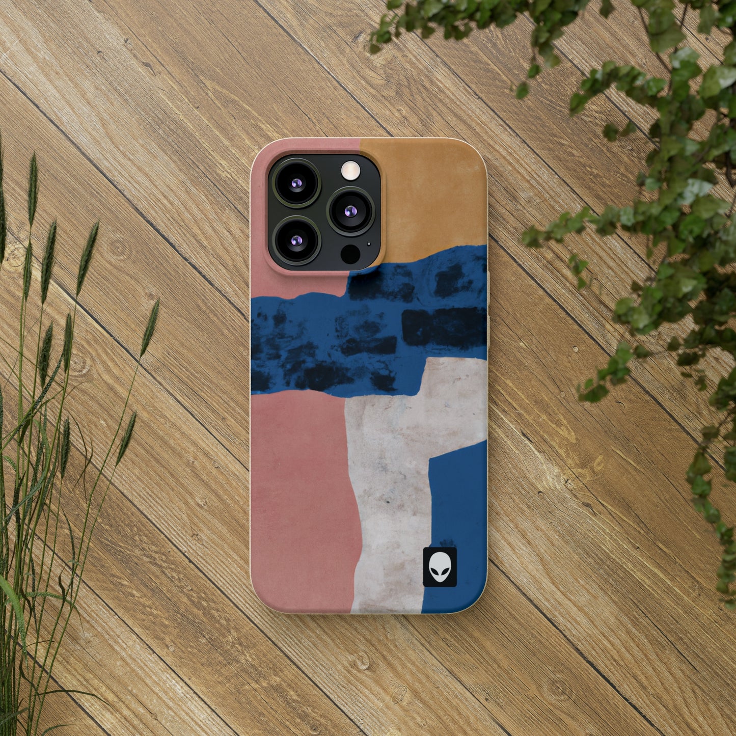 „Zusammenspiel von Licht und Schatten: Eine abstrakte Collage“ – The Alien Eco-Friendly Cases