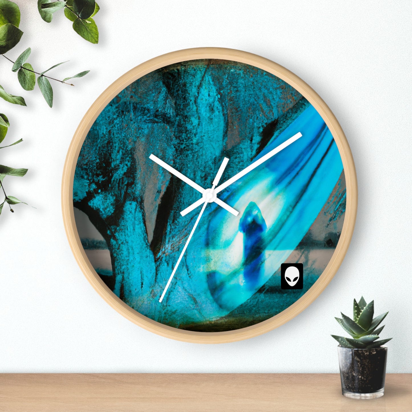 "Dreamscape: Exploring the Inner Realm" - The Alien Wall Clock