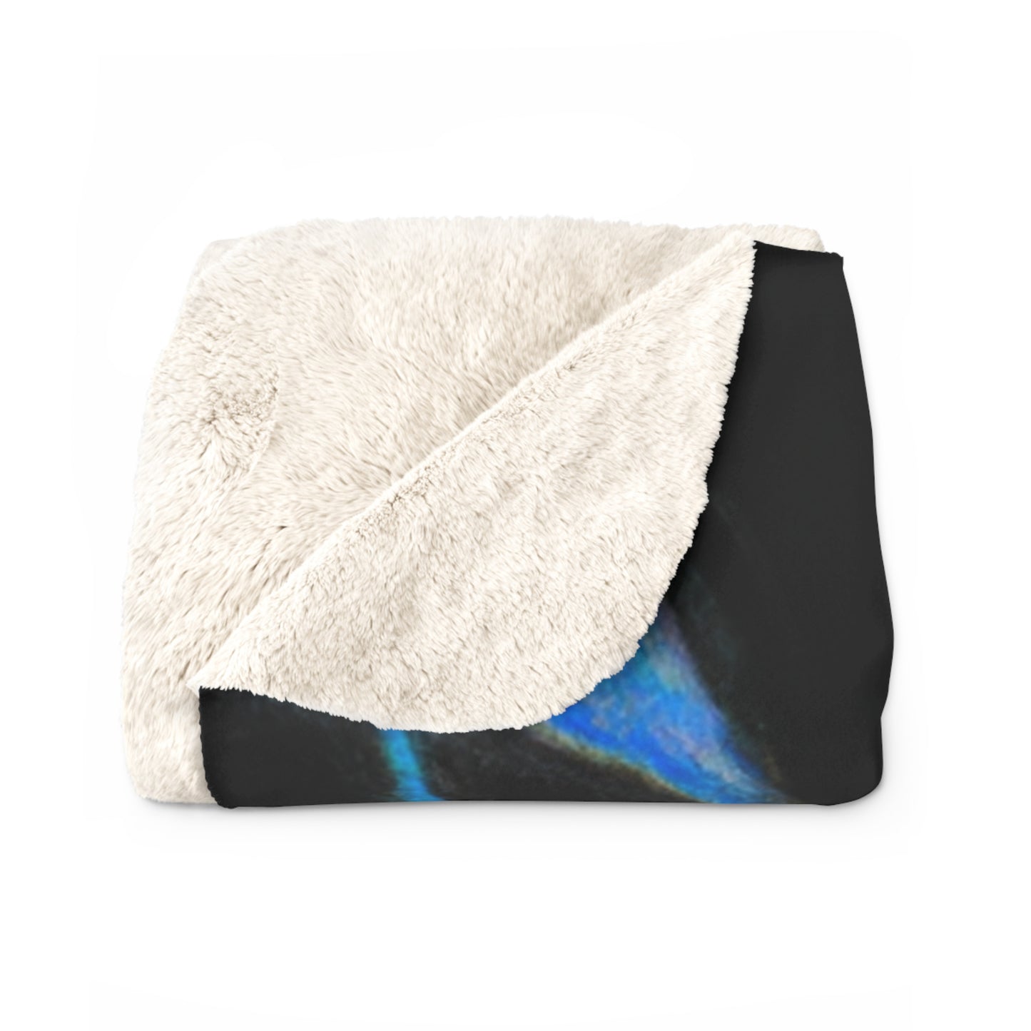 "El velero azul y las velas blancas: Una aventura de libertad en el mar" - The Alien Sherpa Fleece Blanket