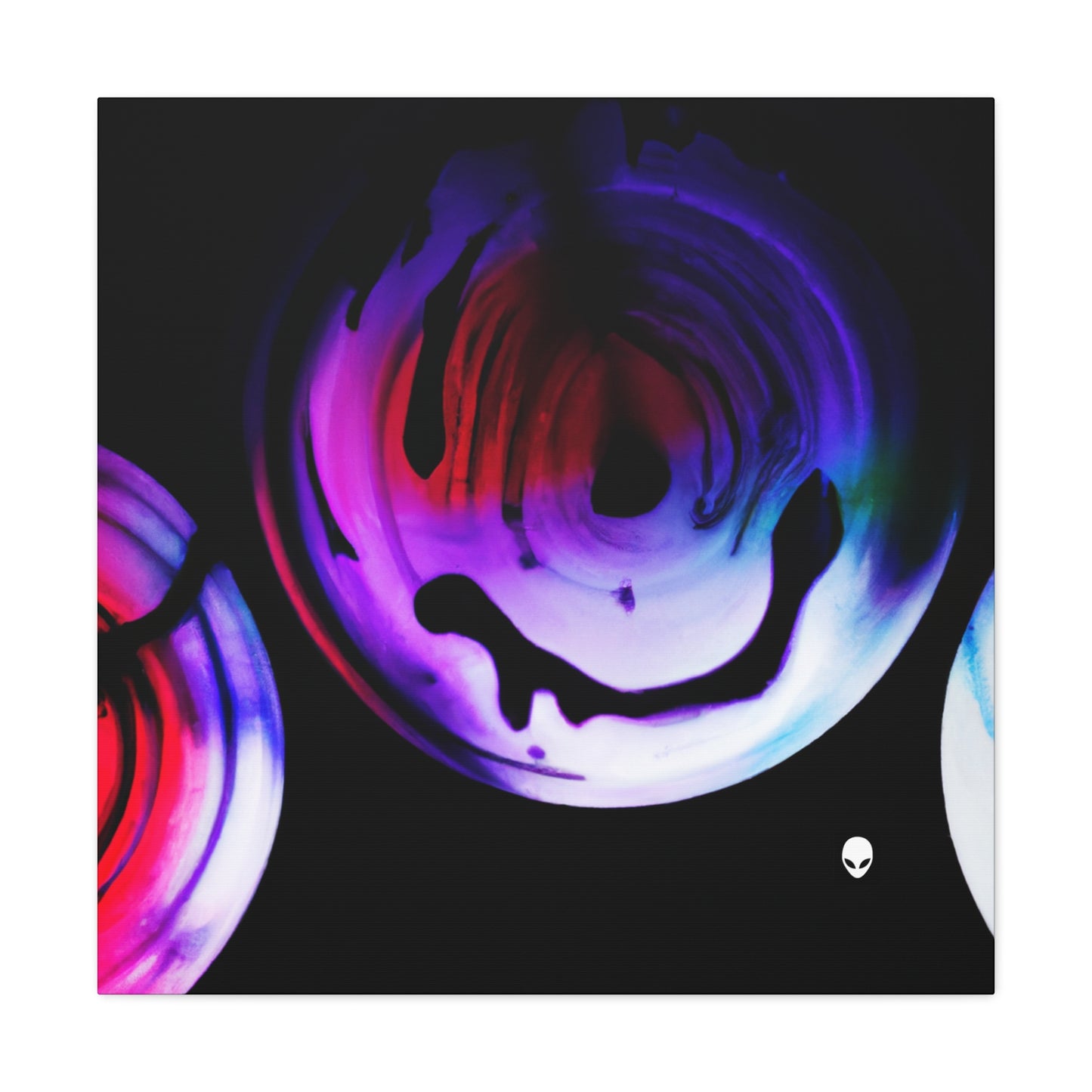 "Exploring Contrasts: A Colorful Dance of Luminance and Chromatic Aberration" - The Alien Canva