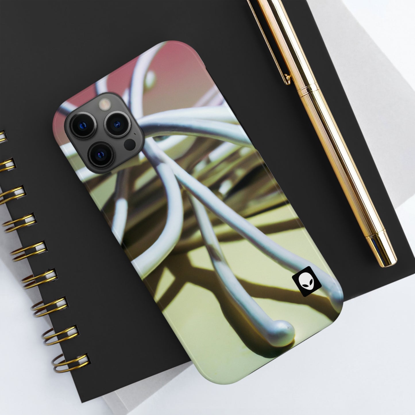 "Abstract Artistry: Constructing Emotion from Common Objects" - The Alien Tough Phone Cases