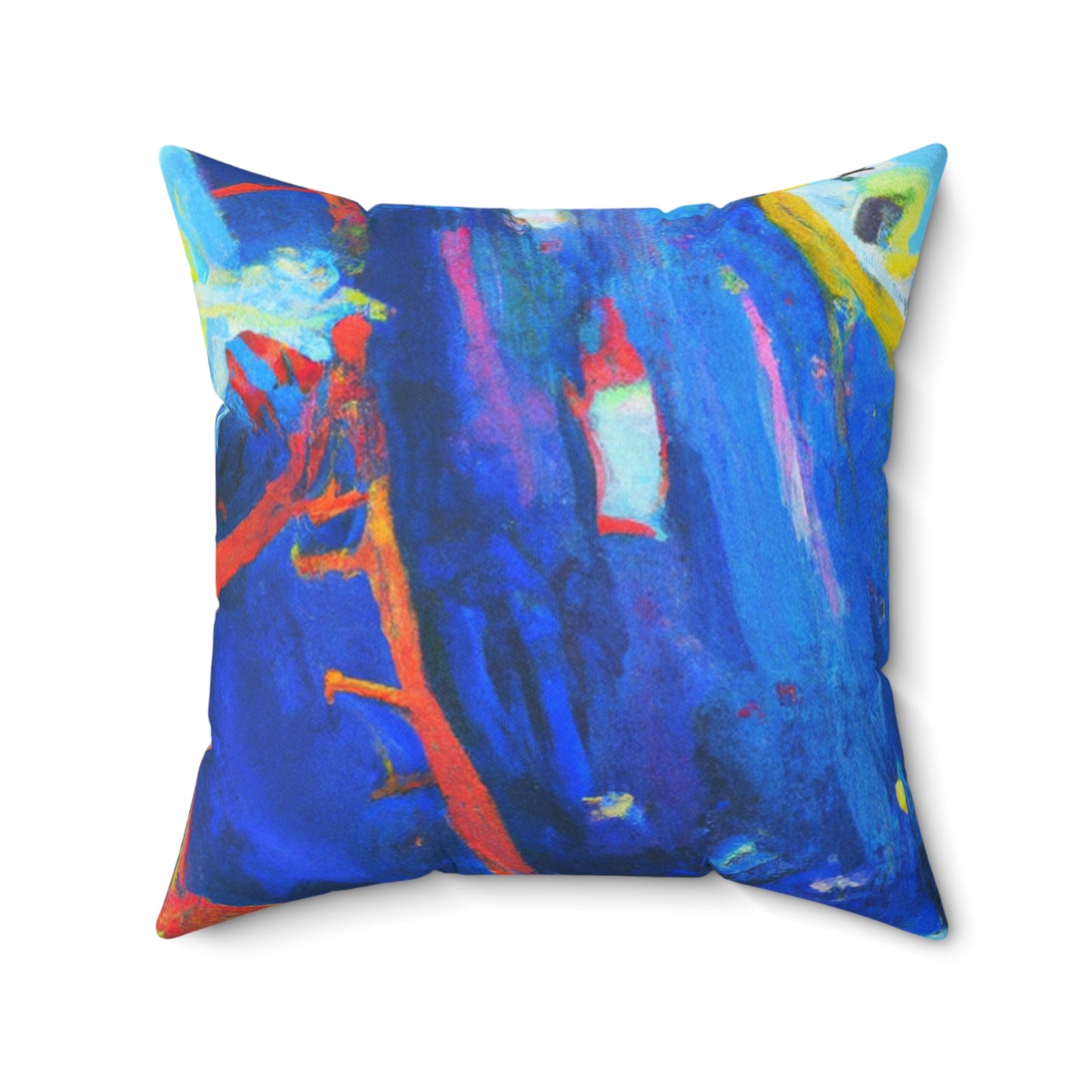 "A Passage Through the Ages" - The Alien Square Pillow