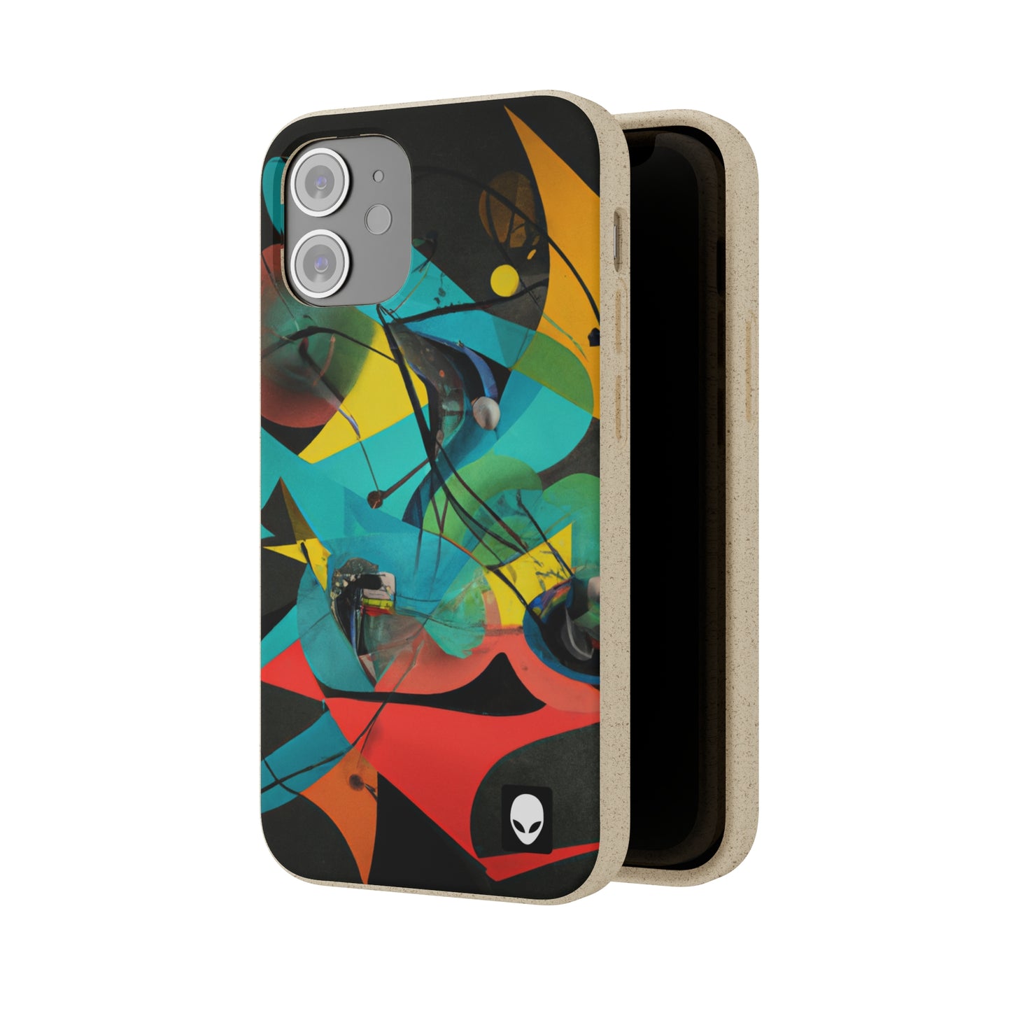 "Illusionary Perspective: A Colorful Dance of Light" - The Alien Eco-friendly Cases