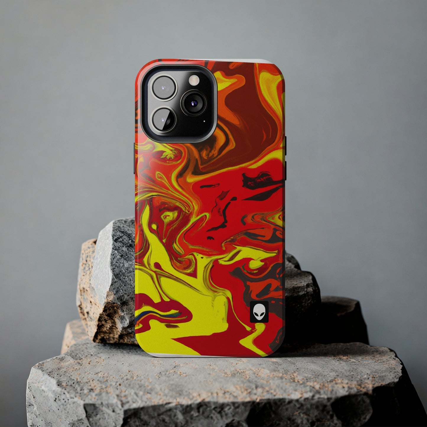 "Abstract Energy in Motion" - The Alien Tough Phone Cases