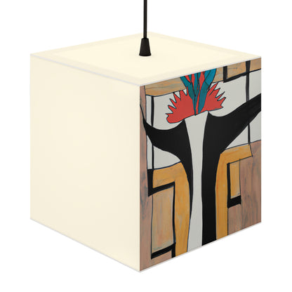 "Exploring Balance and Pattern in Abstract Art" - The Alien Light Cube Lamp