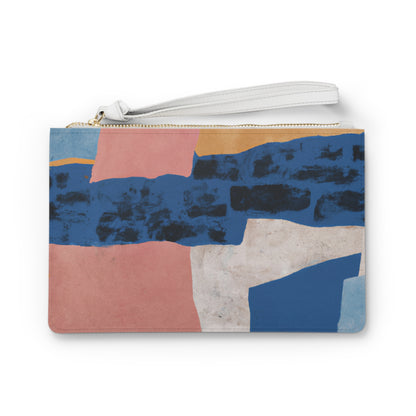 "Interplay of Light and Shadow: An Abstract Collage" - The Alien Clutch Bag