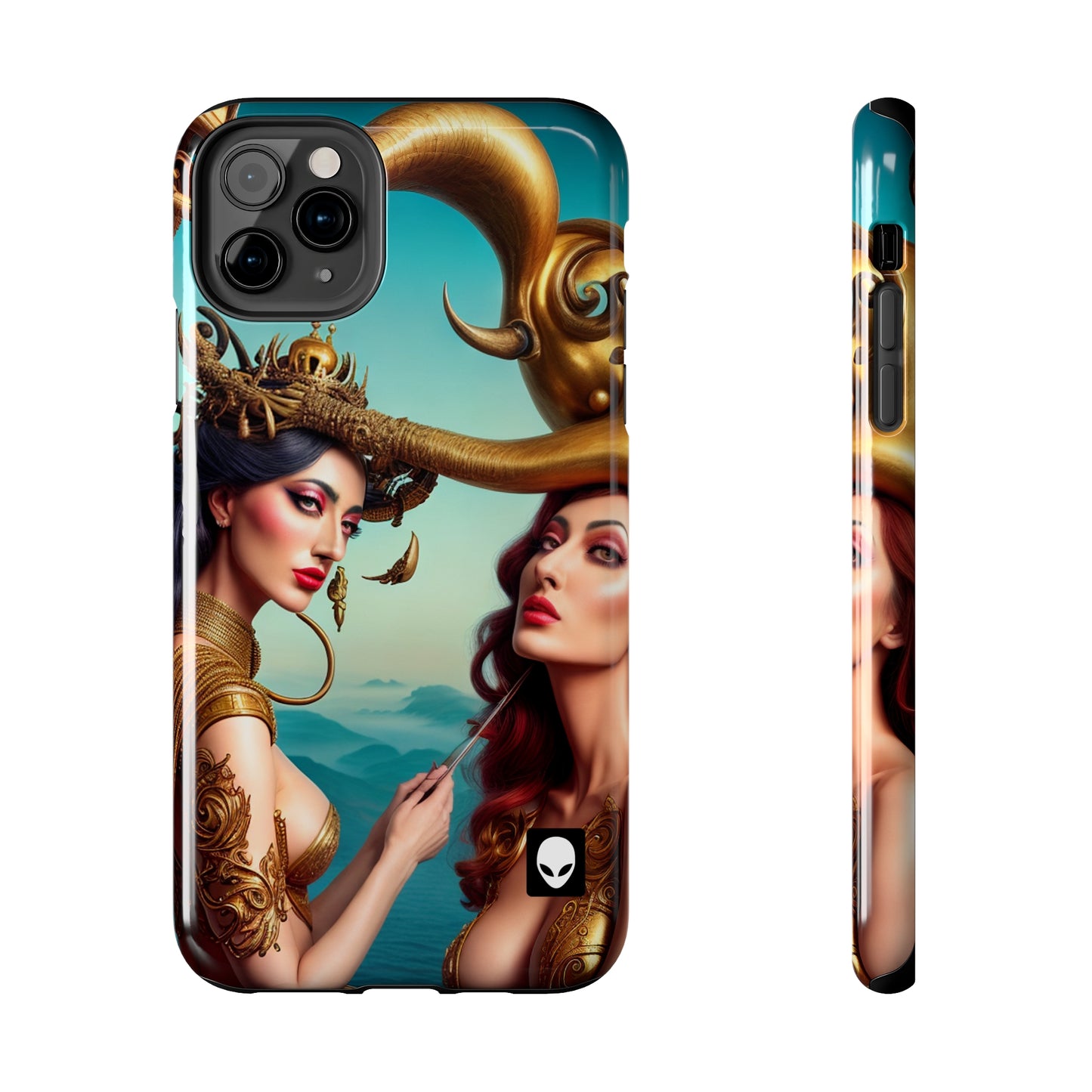 „Metaphorischer Wahnsinn: Eine Erkundung der surrealen Welten von Salvador Dalis“ – The Alien Tough Phone Cases