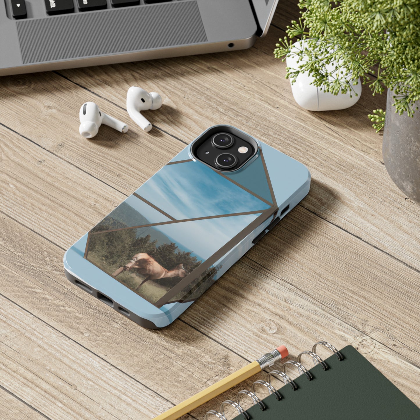 "Paisajes oníricos: un collage de arte cotidiano" - The Alien Tough Phone Cases