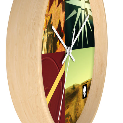 "A Reflection of My Journey: A Collage of Growth and Transformation" - The Alien Wall Clock