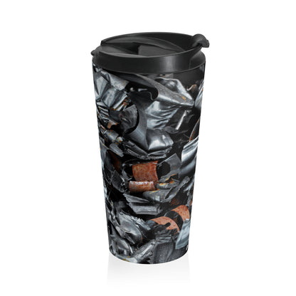 Rustic Reflections - The Alien Stainless Steel Travel Mug