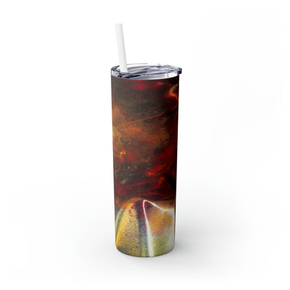 Titanium Tapestry - The Alien Maars® Skinny Tumbler with Straw 20oz