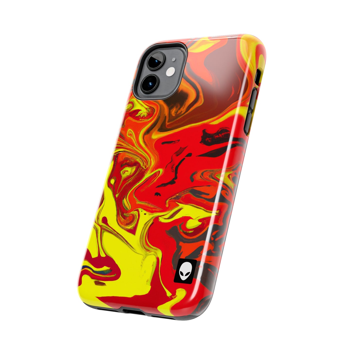 "Energía abstracta en movimiento" - The Alien Tough Phone Cases