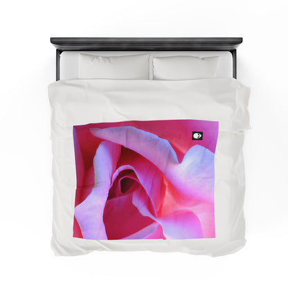 "Blissful Blooms: The Delicate Beauty of Nature" - The Alien Velveteen Plush Blanket