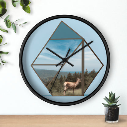 "Dreamscapes: An Everyday Art Collage" - The Alien Wall Clock