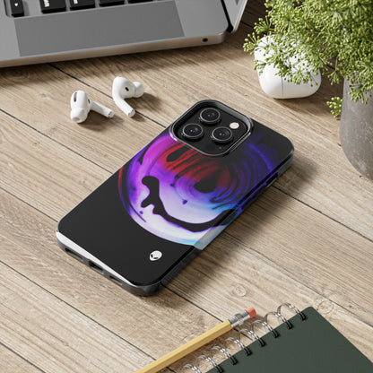 "Exploring Contrasts: A Colorful Dance of Luminance and Chromatic Aberration" - The Alien Tough Phone Cases