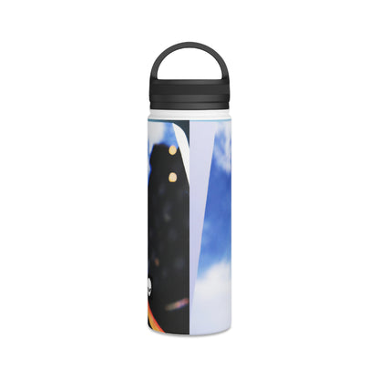 "Colors of Home: Exploring Place Through Art" - The Alien Stainless Steel Water Bottle, Handle Lid