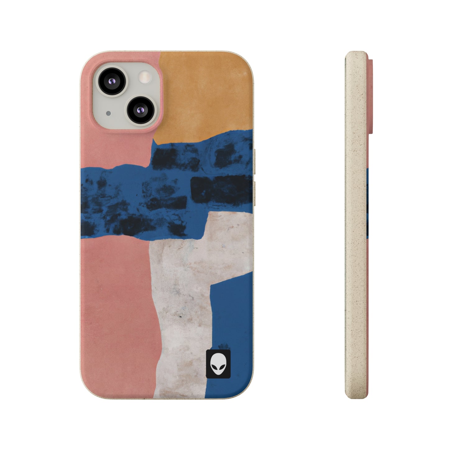 „Zusammenspiel von Licht und Schatten: Eine abstrakte Collage“ – The Alien Eco-Friendly Cases