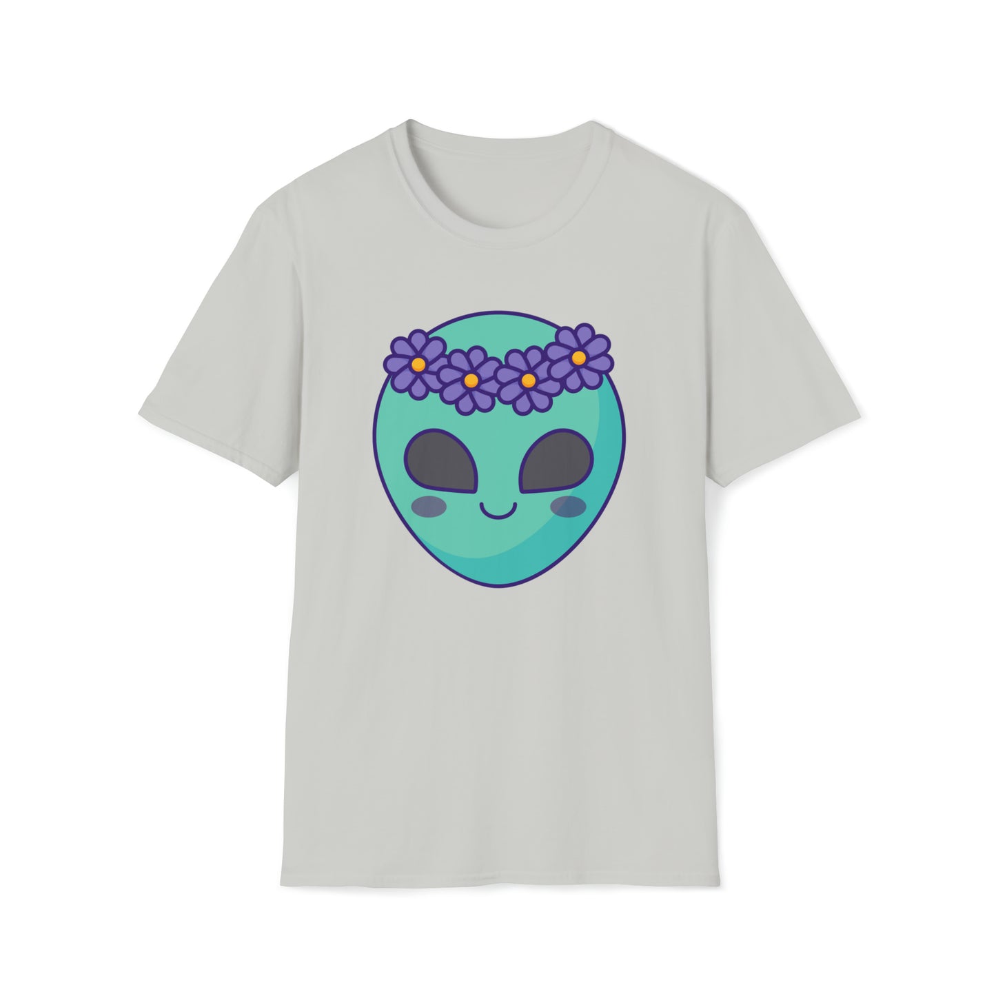 Starry Serenity - The Alien Unisex Softstyle T-Shirt