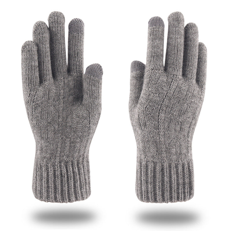 Winter-Touchscreen-Handschuhe für Herren, fingerwarm
