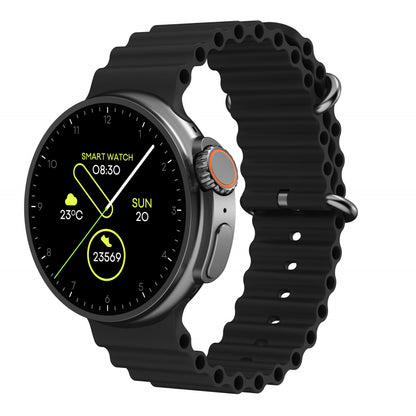 Neue K9 Smart Watch 1.39 Rundbildschirm-Encoder, echter Schraubclip, kabelloses Laden, NFC-Offline- und Zahlungsfunktion