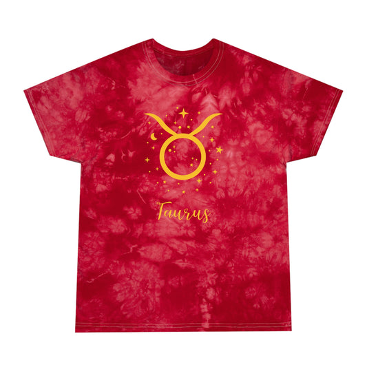 Taurus Zodiac Sign  - The Alien Tie-Dye Tee, Crystal