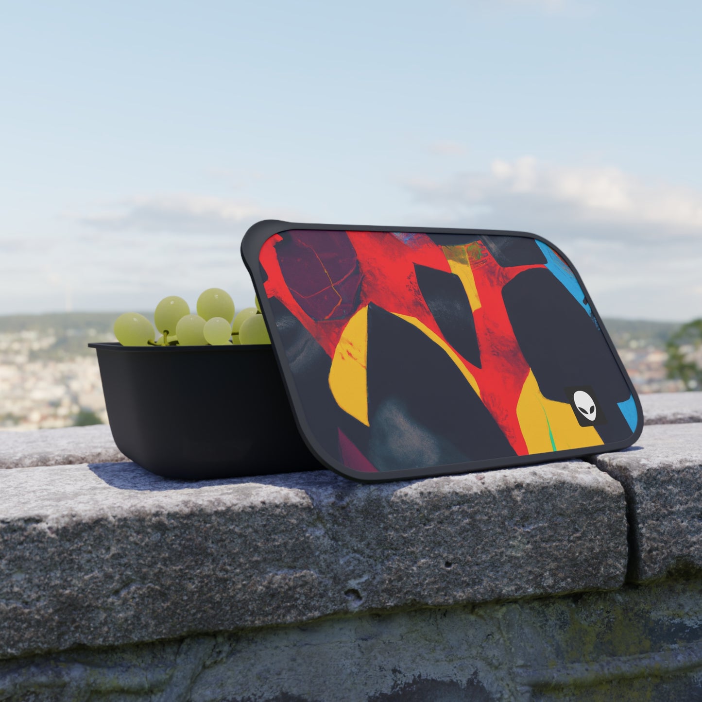 "A Mosaic of Emotion" - The Alien Eco-friendly PLA Bento Box with Band and Utensils