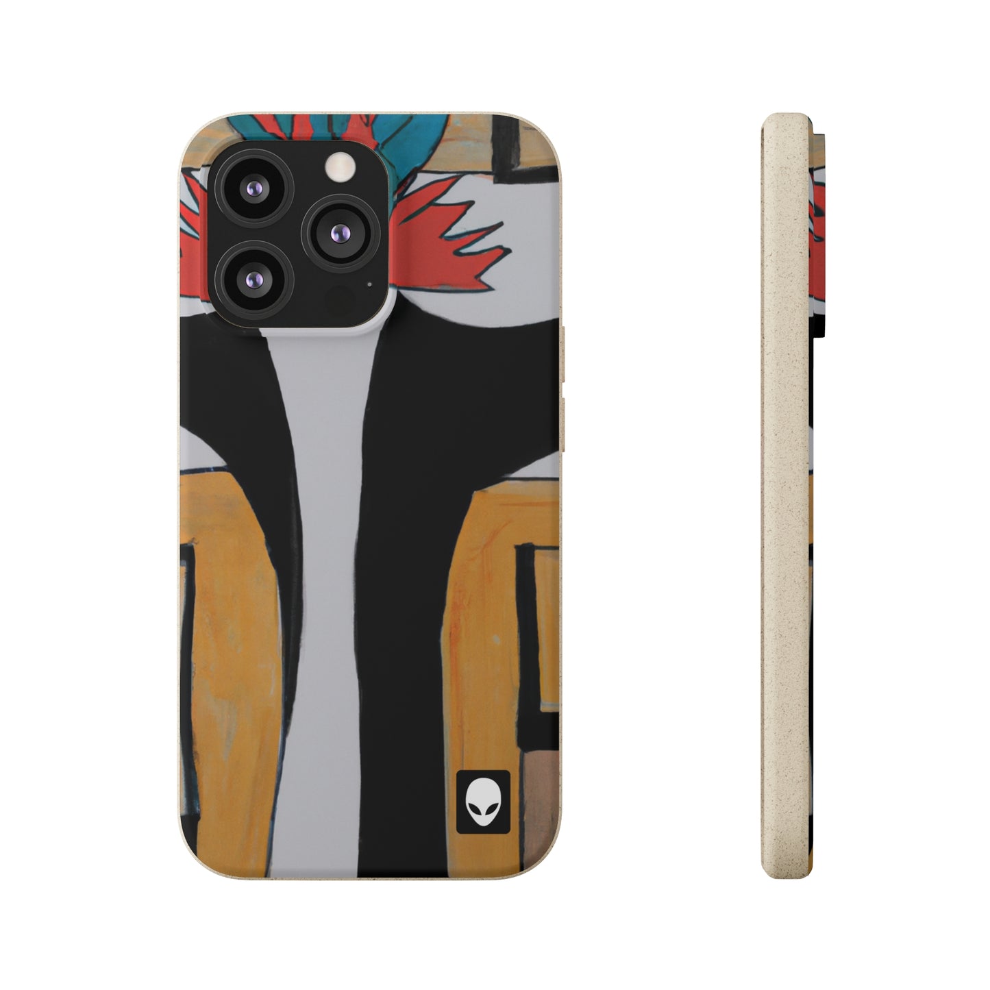 "Exploring Balance and Pattern in Abstract Art" - The Alien Eco-friendly Cases