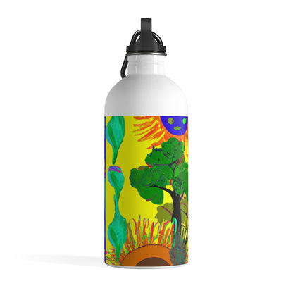 „Collision of Nature's Beauty“ – Die Alien-Edelstahl-Wasserflasche