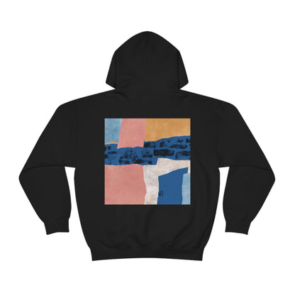 "Interplay of Light and Shadow: An Abstract Collage" - The Alien Unisex Hoodie