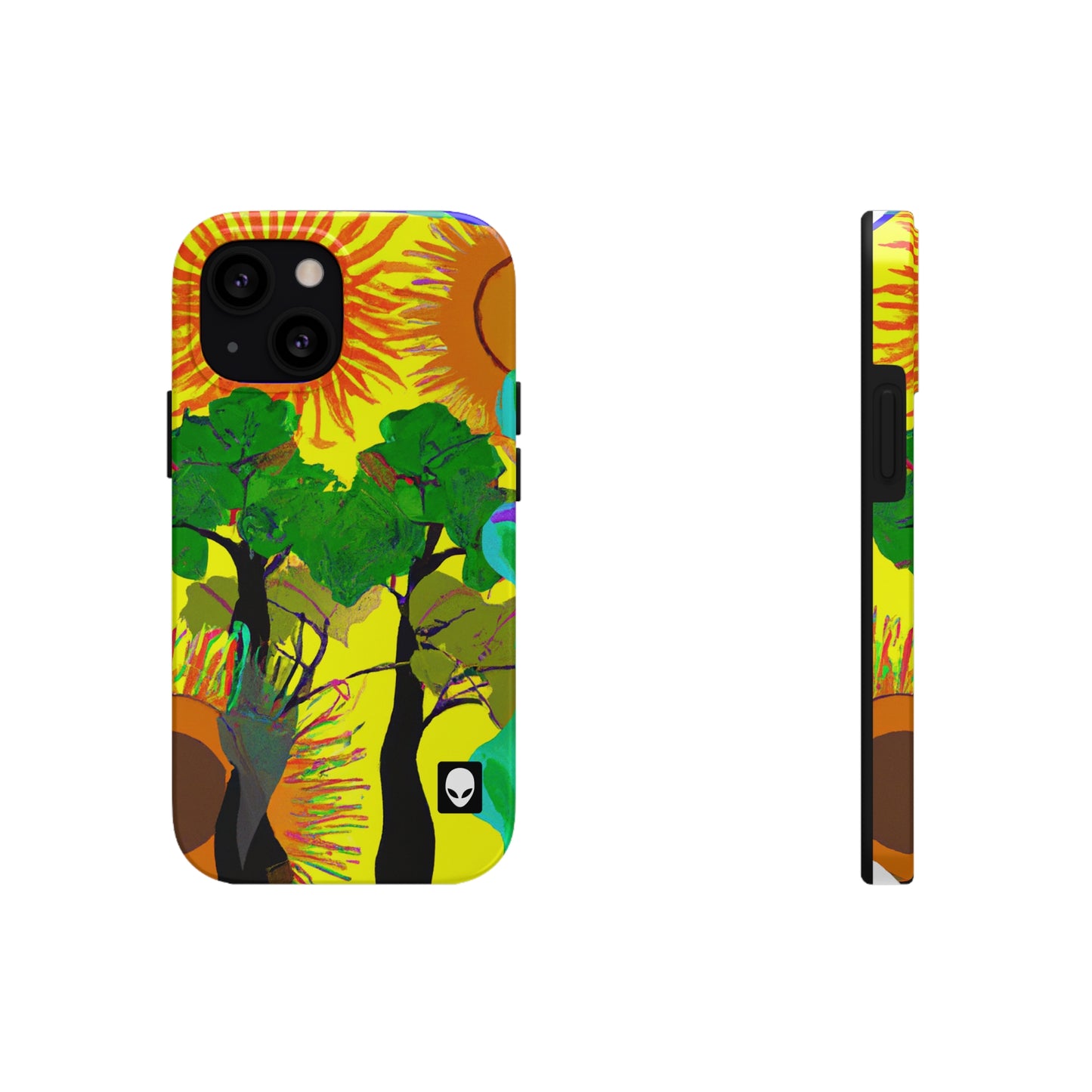 "Colisión de la belleza de la naturaleza": The Alien Tough Phone Cases