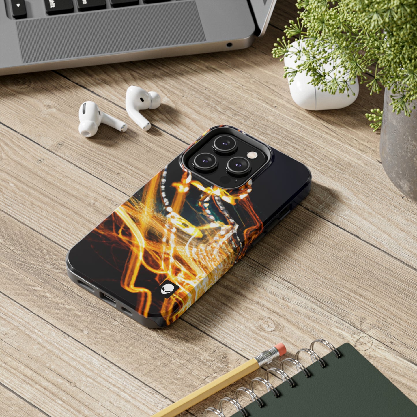 "Chaotic Disruption: An Abstract Exploration" - The Alien Tough Phone Cases