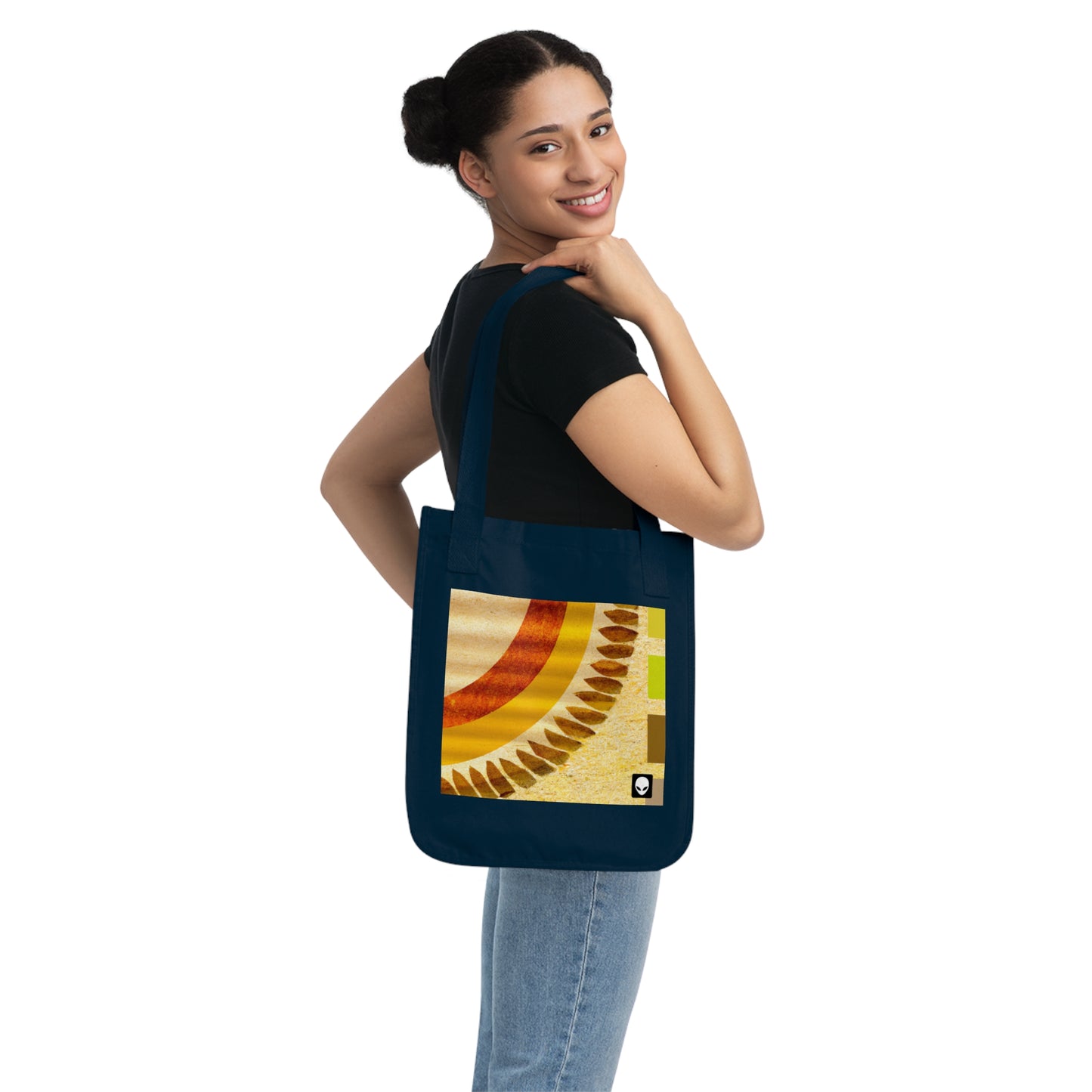 "A Natural Mosaic: Shapes and Colors from the Earth" - The Alien Eco-friendly Tote Bag