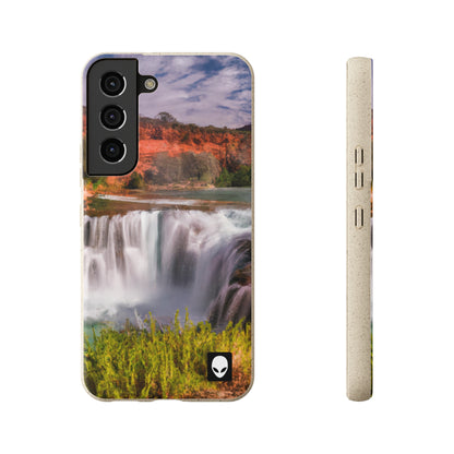 "Capturing Nature's Beauty: Crafting an Iconic Landscape in Vibrant Art" - The Alien Eco-friendly Cases