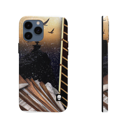 "A Tale of Storytelling Art: A Mixed Media Masterpiece" - The Alien Tough Phone Cases