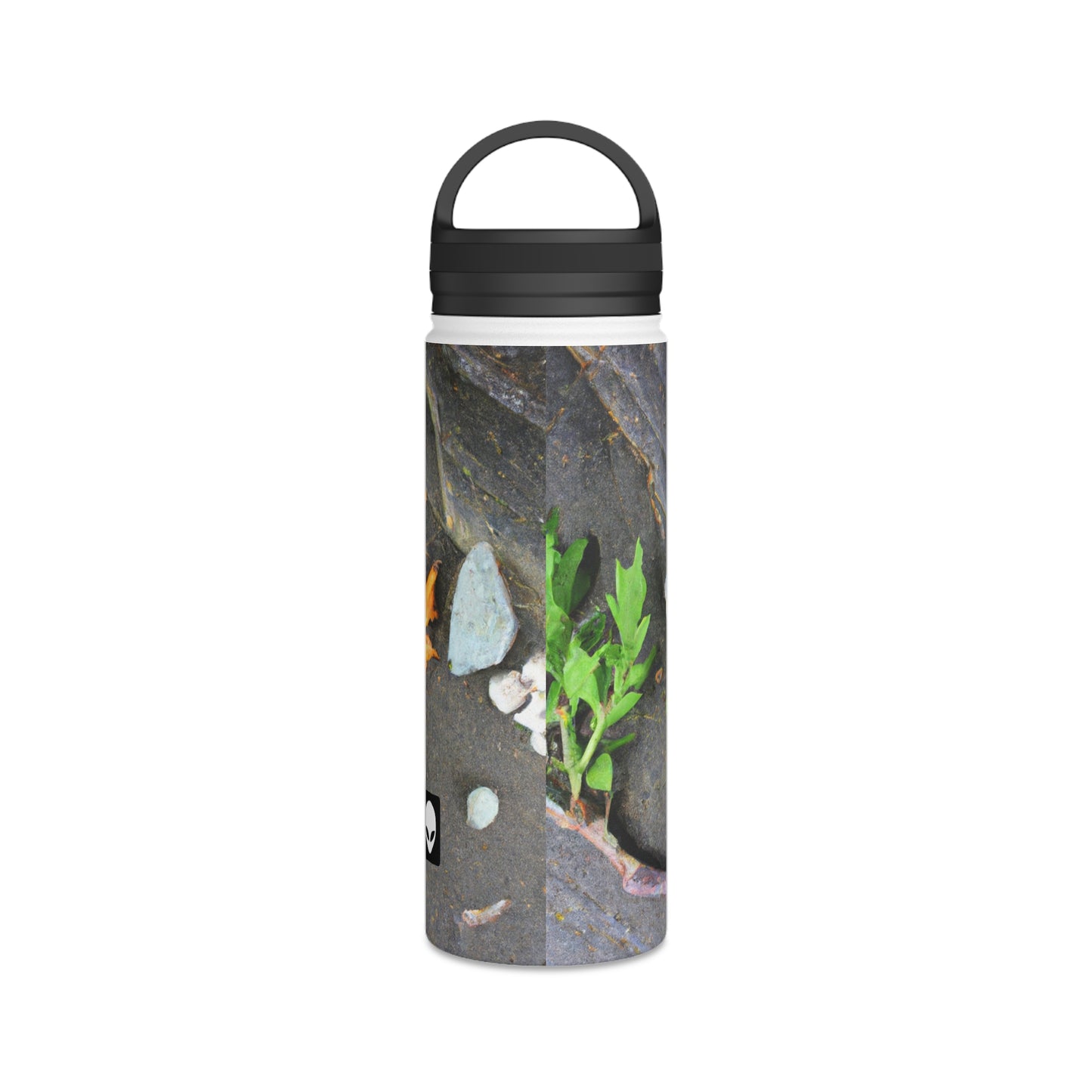 "Elements of Nature: Crafting a Creative Landscape" - The Alien Stainless Steel Water Bottle, Handle Lid