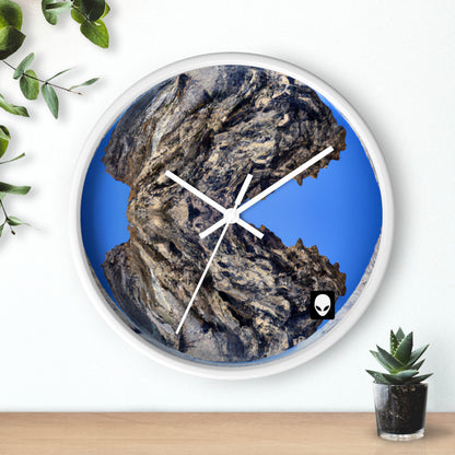 Naturaleza en esplendor: combinación de fotografía con arte digital - The Alien Wall Clock