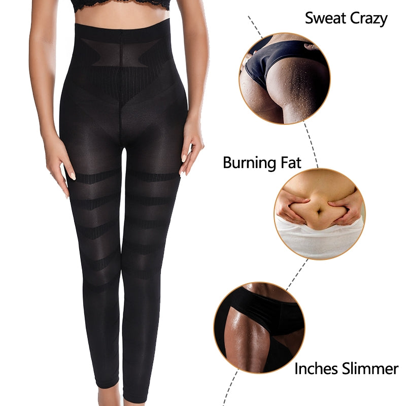 Damen-Leggings mit hoher Taille, formend, enge Hosen, formende Höschen