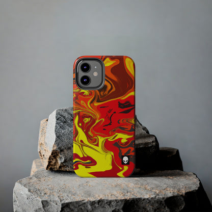 "Abstract Energy in Motion" - The Alien Tough Phone Cases