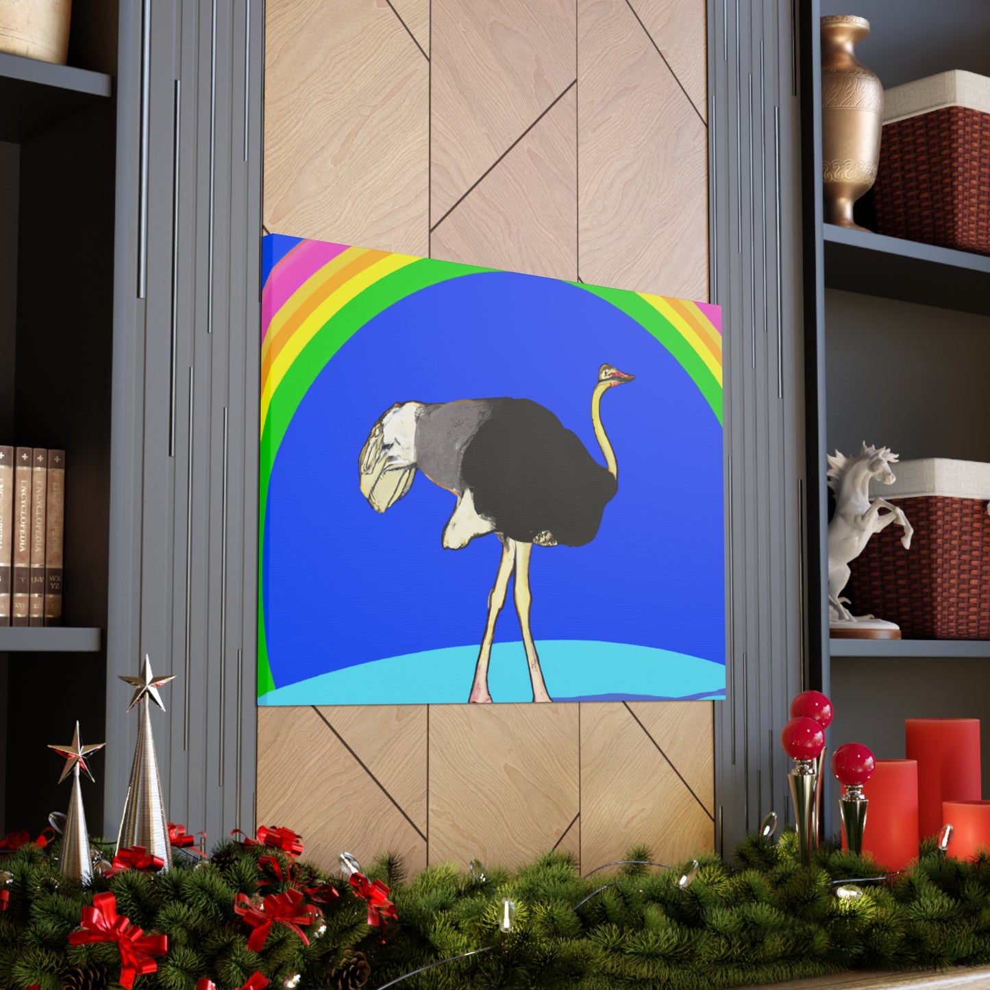 „Bridging the Divide: The Ostrich's Rainbow“ – The Alien Canva