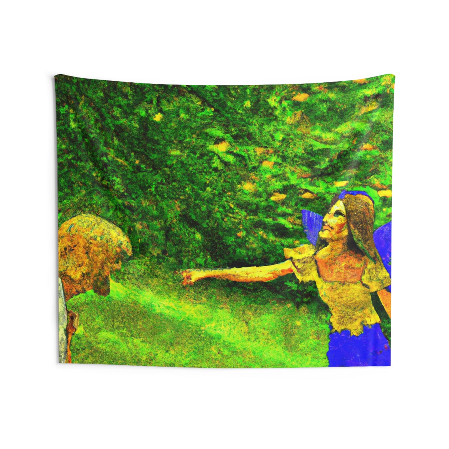 The Fairy and the Brave Adventurer - The Alien Wall Tapestries