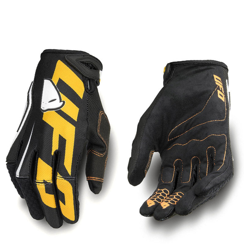 Guantes para motocicleta, ciclismo, todoterreno, guantes transpirables con dedos largos