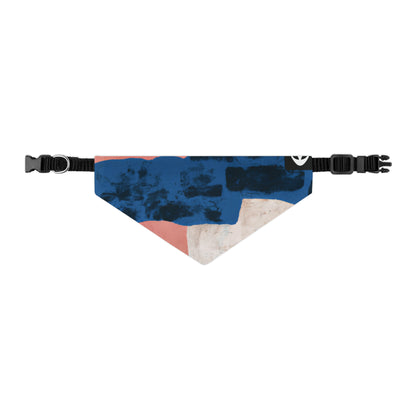 "Interacción de luces y sombras: un collage abstracto" - The Alien Pet Bandana Collar