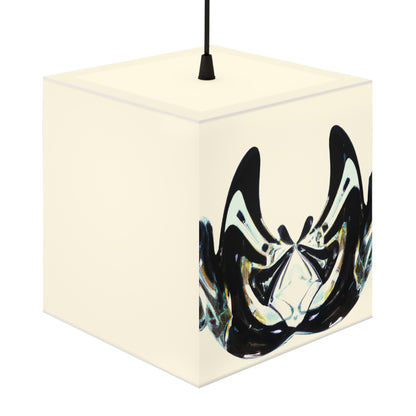 "Merging Perspectives: Crafting a Dynamic Visual Representation" - The Alien Light Cube Lamp