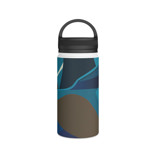 "Metamorphosis: The Art of Transformation" - The Alien Stainless Steel Water Bottle, Handle Lid